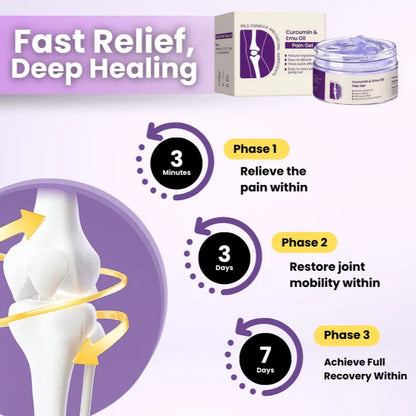 🌿WORDKING Curcumin & Emu Oil Pain Gel – 🏥Backed by US Osteopathic Experts_Ultra01